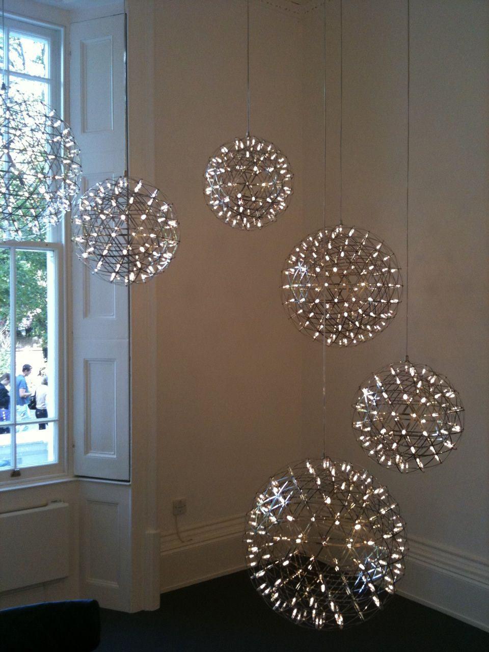 Gold Spark Ball Pendant Light-Neutral Decor