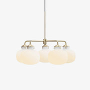 Fyor Contemporary Glass Pendant Lamp-Neutral Decor