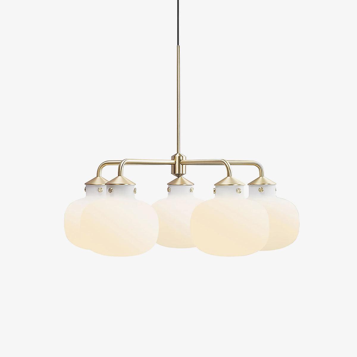 Fyor Contemporary Glass Pendant Lamp-Neutral Decor