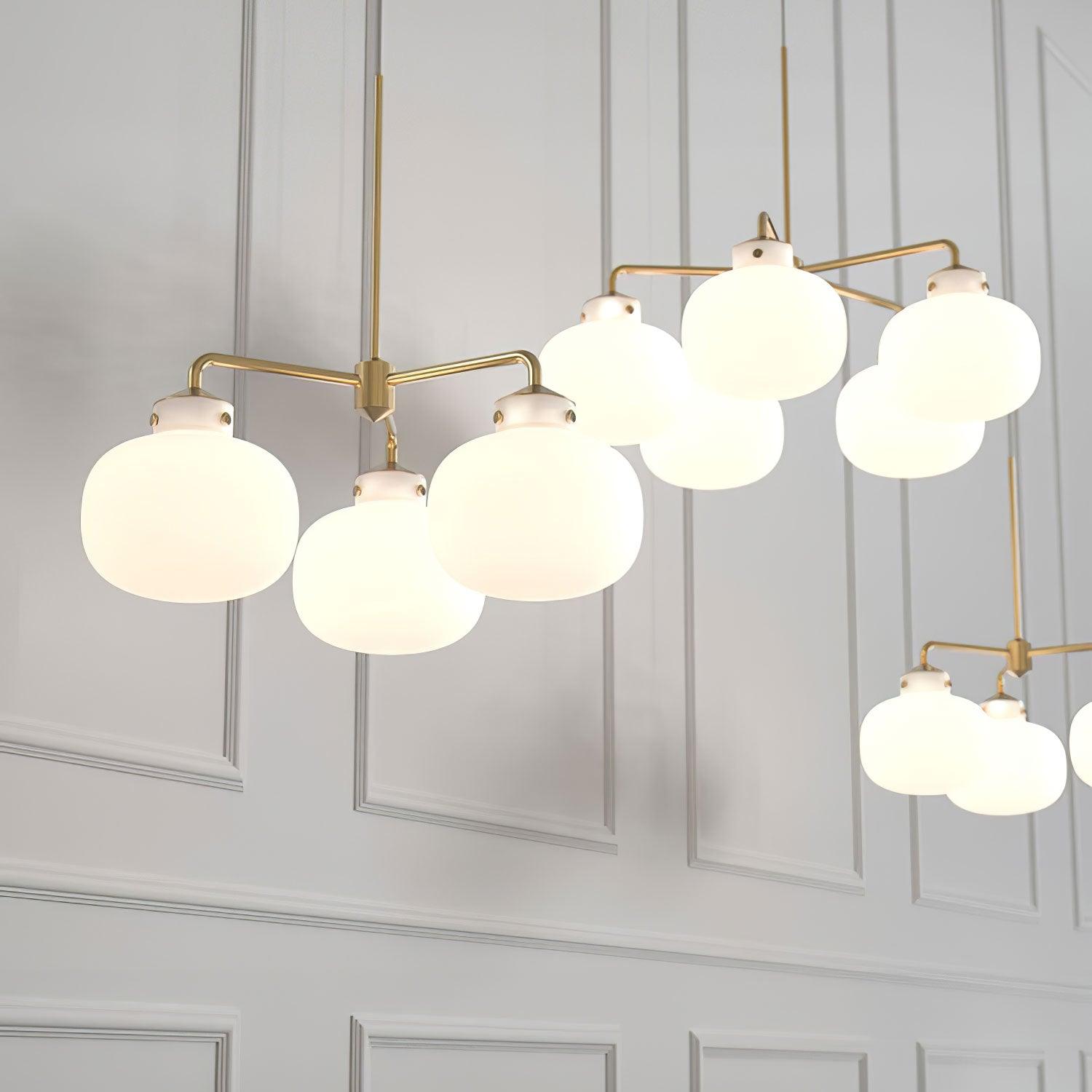 Fyor Contemporary Glass Pendant Lamp-Neutral Decor