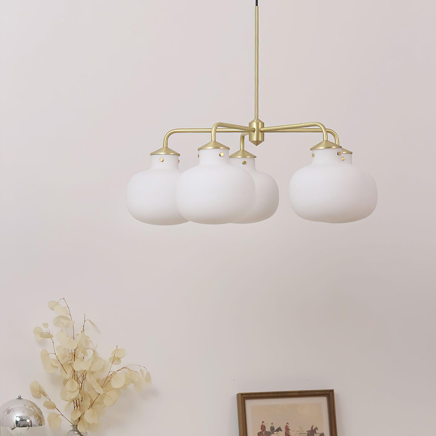 Fyor Contemporary Glass Pendant Lamp-Neutral Decor