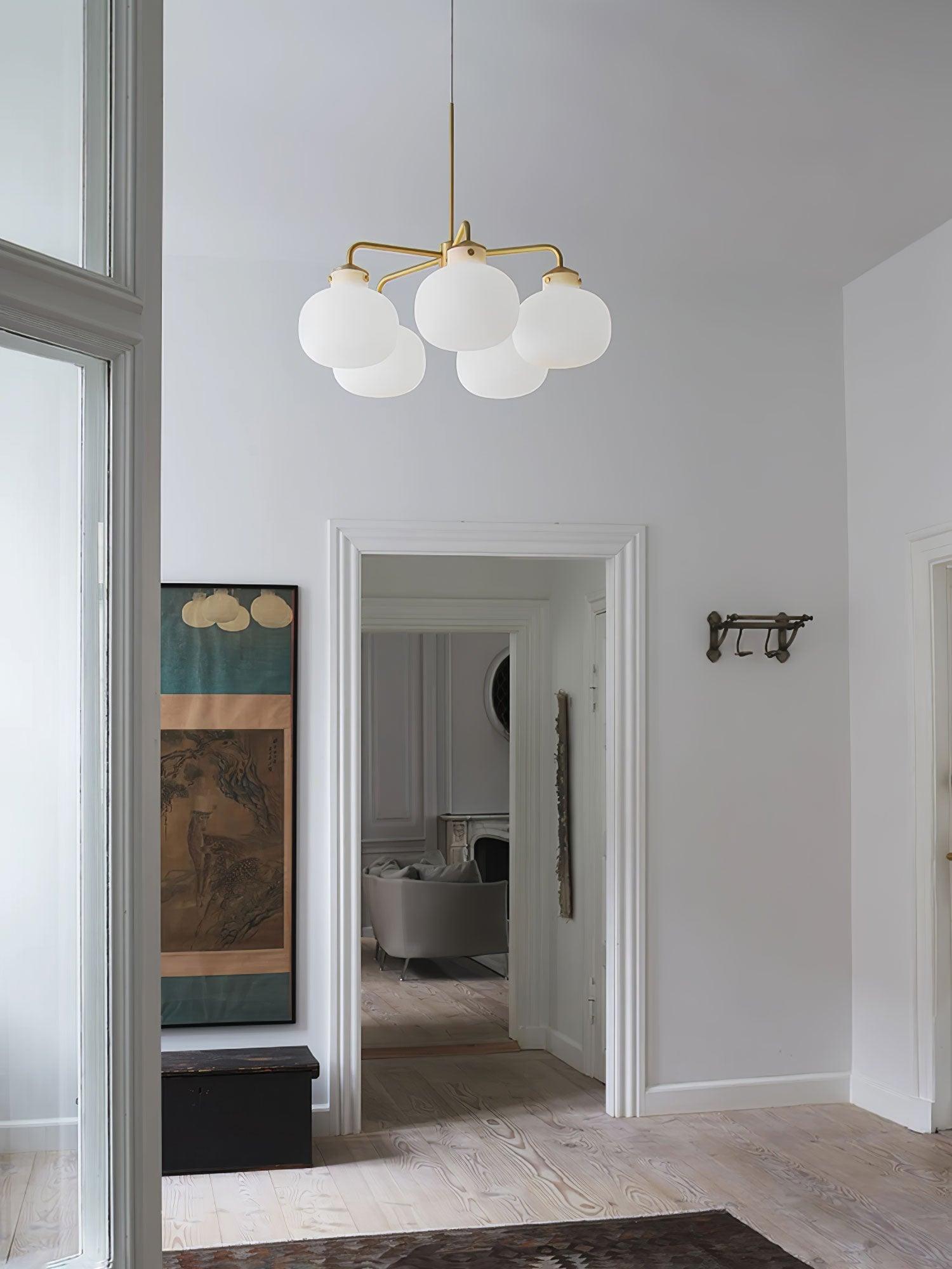 Fyor Contemporary Glass Pendant Lamp-Neutral Decor