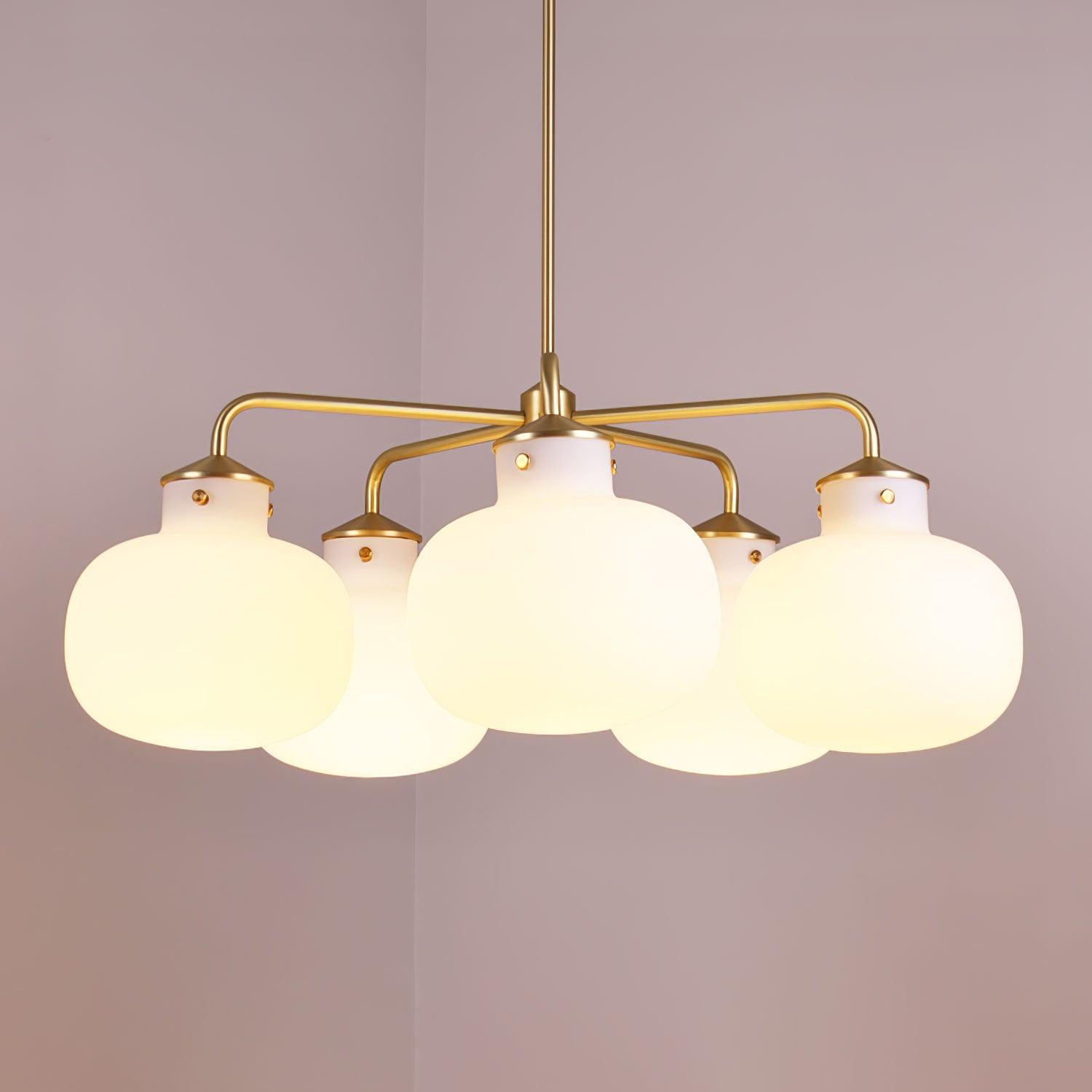 Fyor Contemporary Glass Pendant Lamp-Neutral Decor