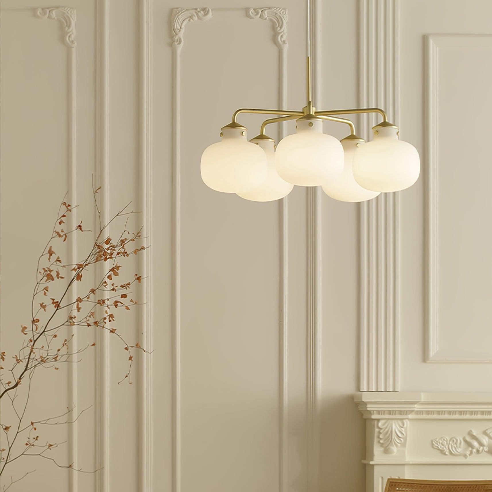 Fyor Contemporary Glass Pendant Lamp-Neutral Decor