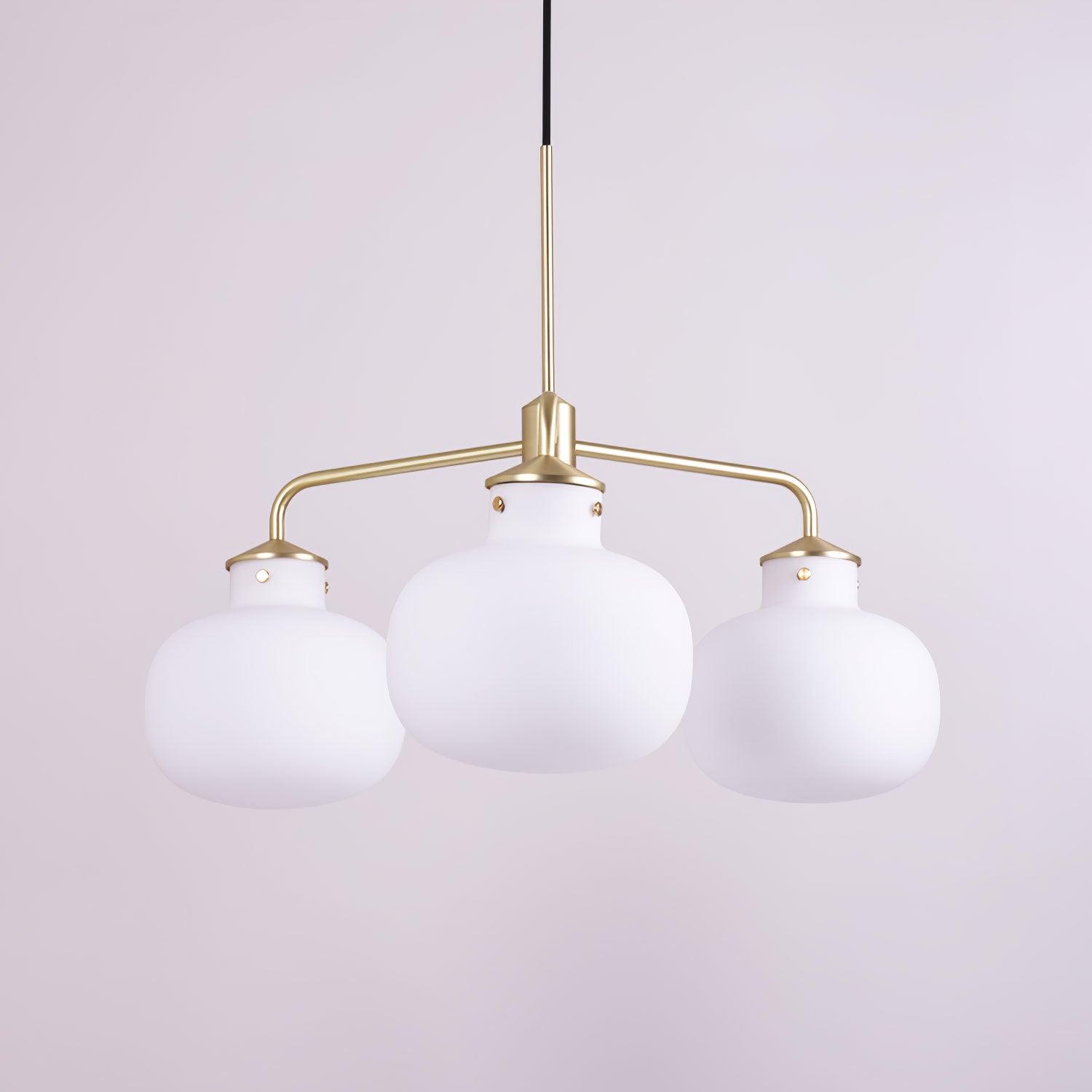 Fyor Contemporary Glass Pendant Lamp-Neutral Decor