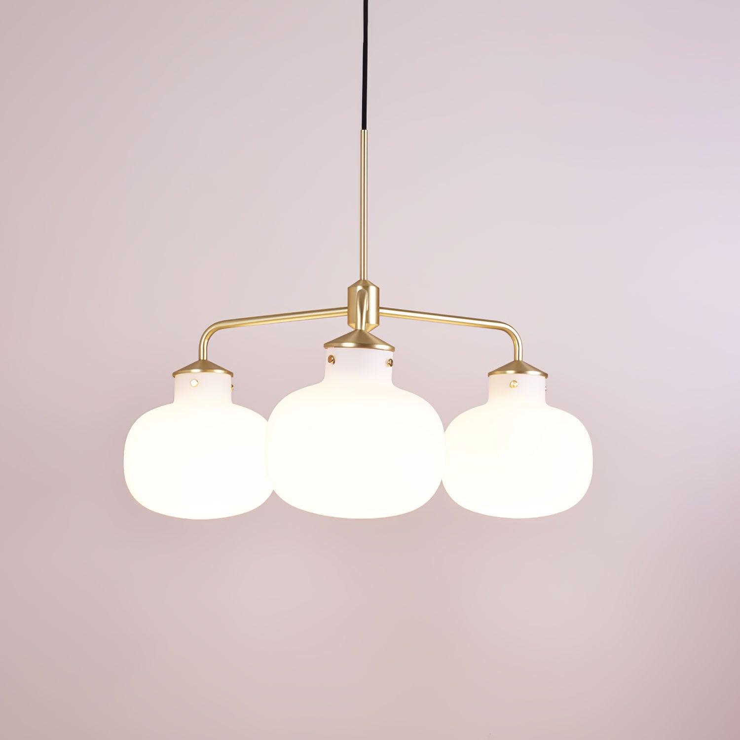 Fyor Contemporary Glass Pendant Lamp-Neutral Decor