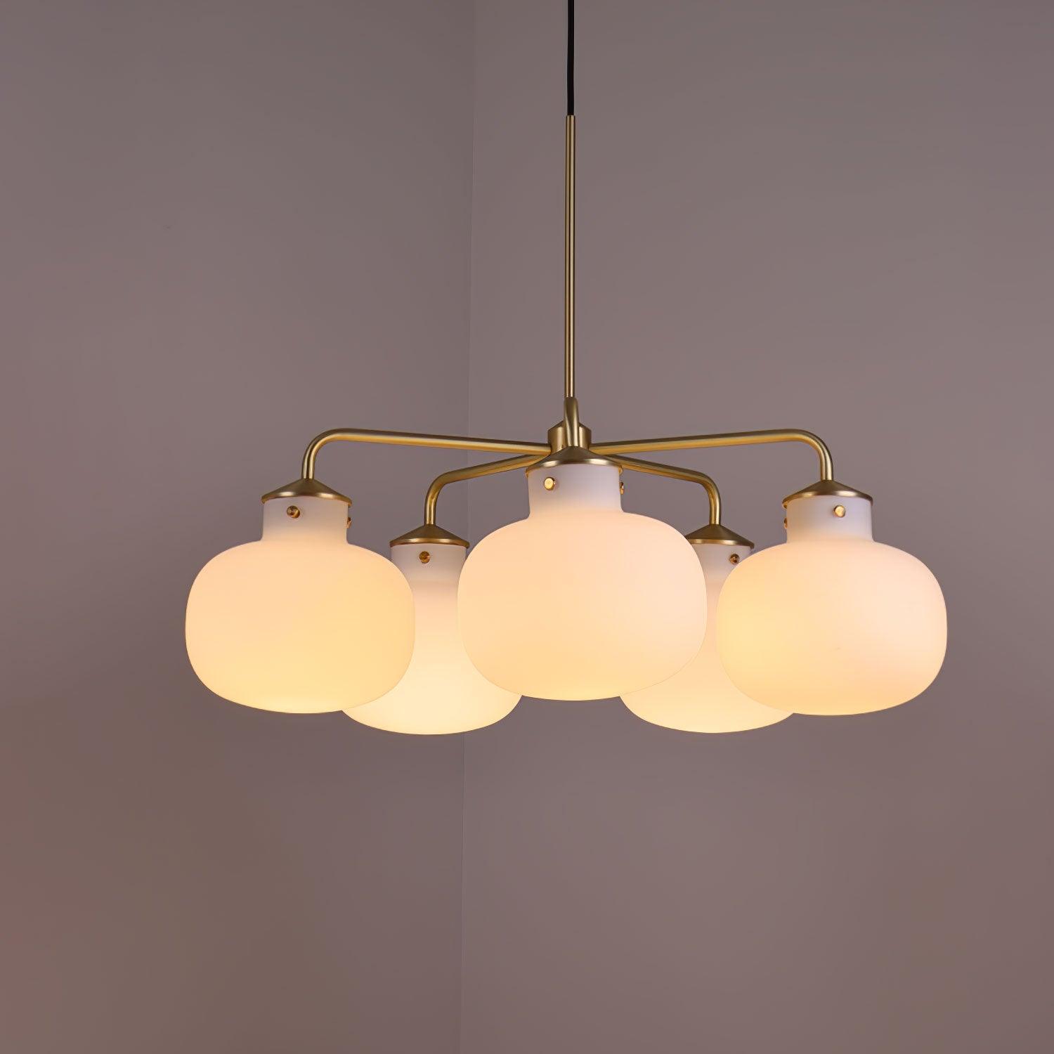 Fyor Contemporary Glass Pendant Lamp-Neutral Decor