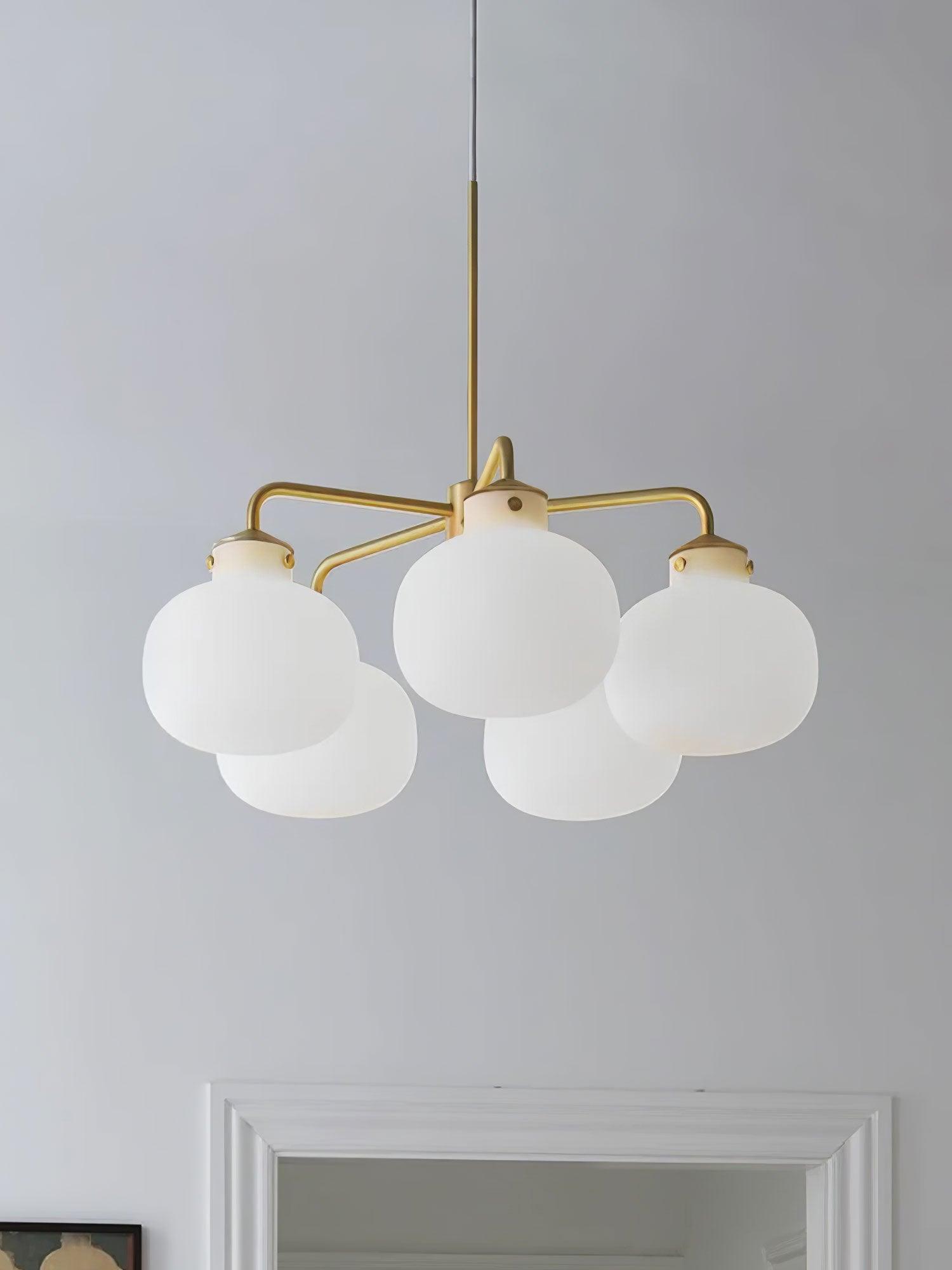 Fyor Contemporary Glass Pendant Lamp-Neutral Decor