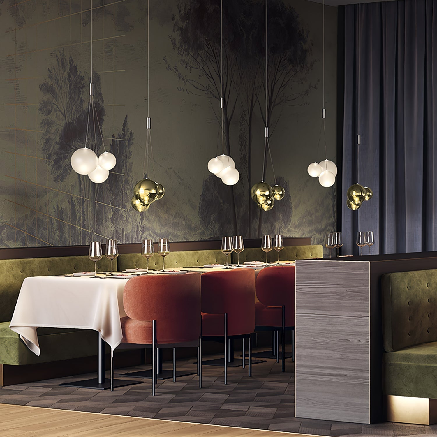 Cia Light Luxury Pendant Light-Neutral Decor