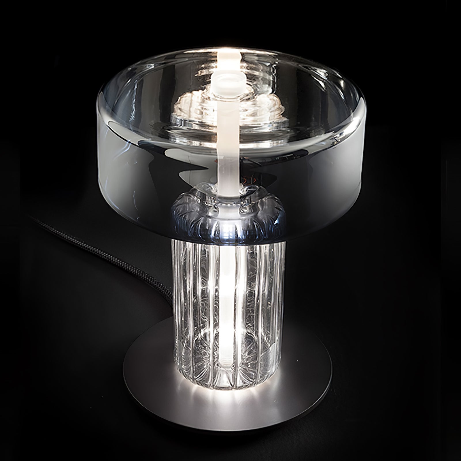 Svora Modern Glass Table Lamp-Neutral Decor