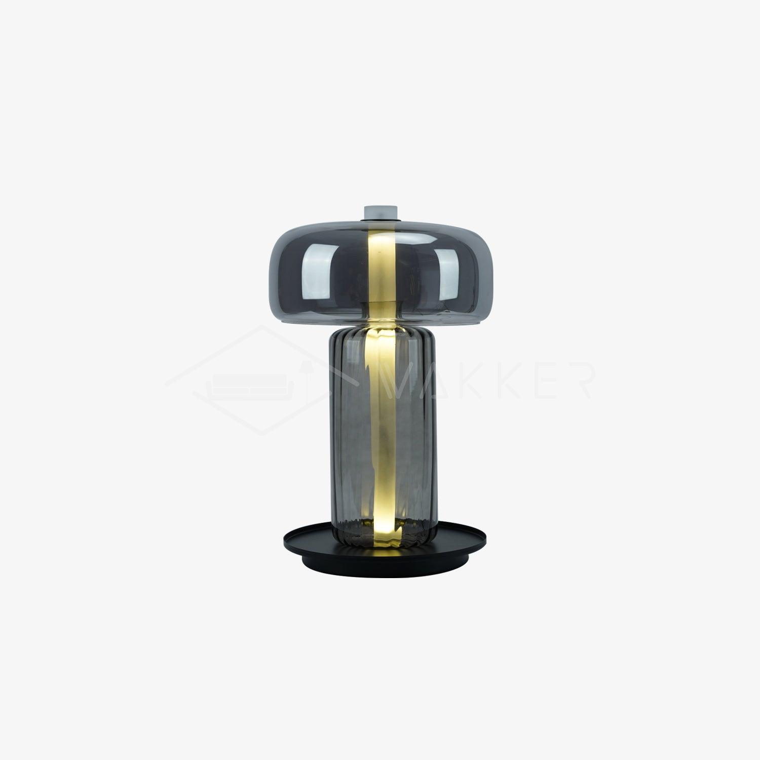 Svora Modern Glass Table Lamp-Neutral Decor