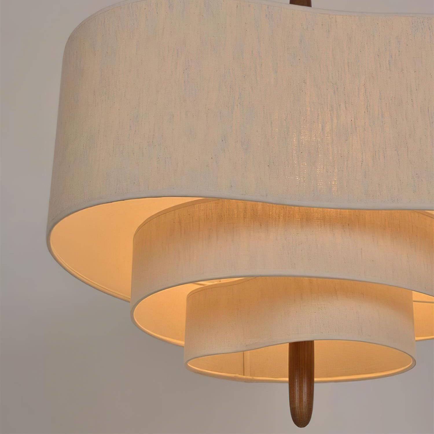 Greta Green Fabric Pendant Lamp-Neutral Decor