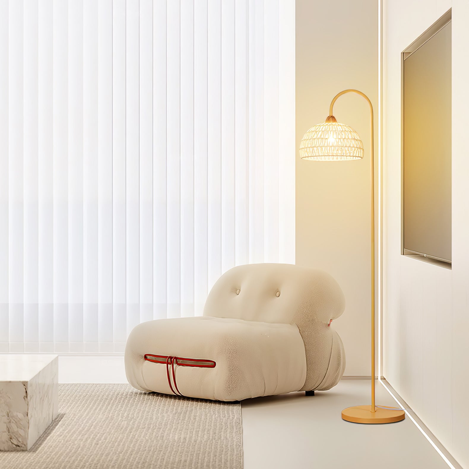 Tor Minimalist Floor Lamp-Neutral Decor