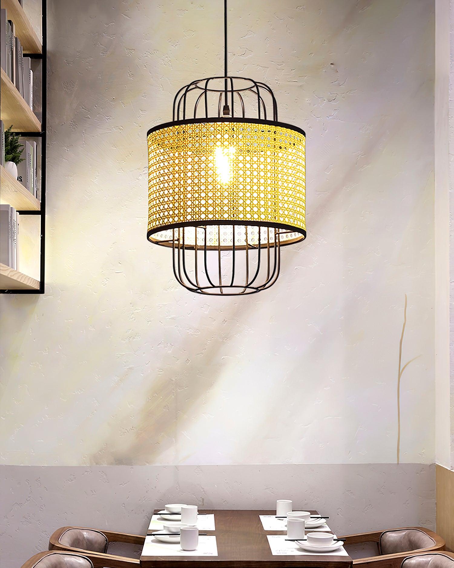 Lven Premium Art Rattan Pendant Lamp-Neutral Decor