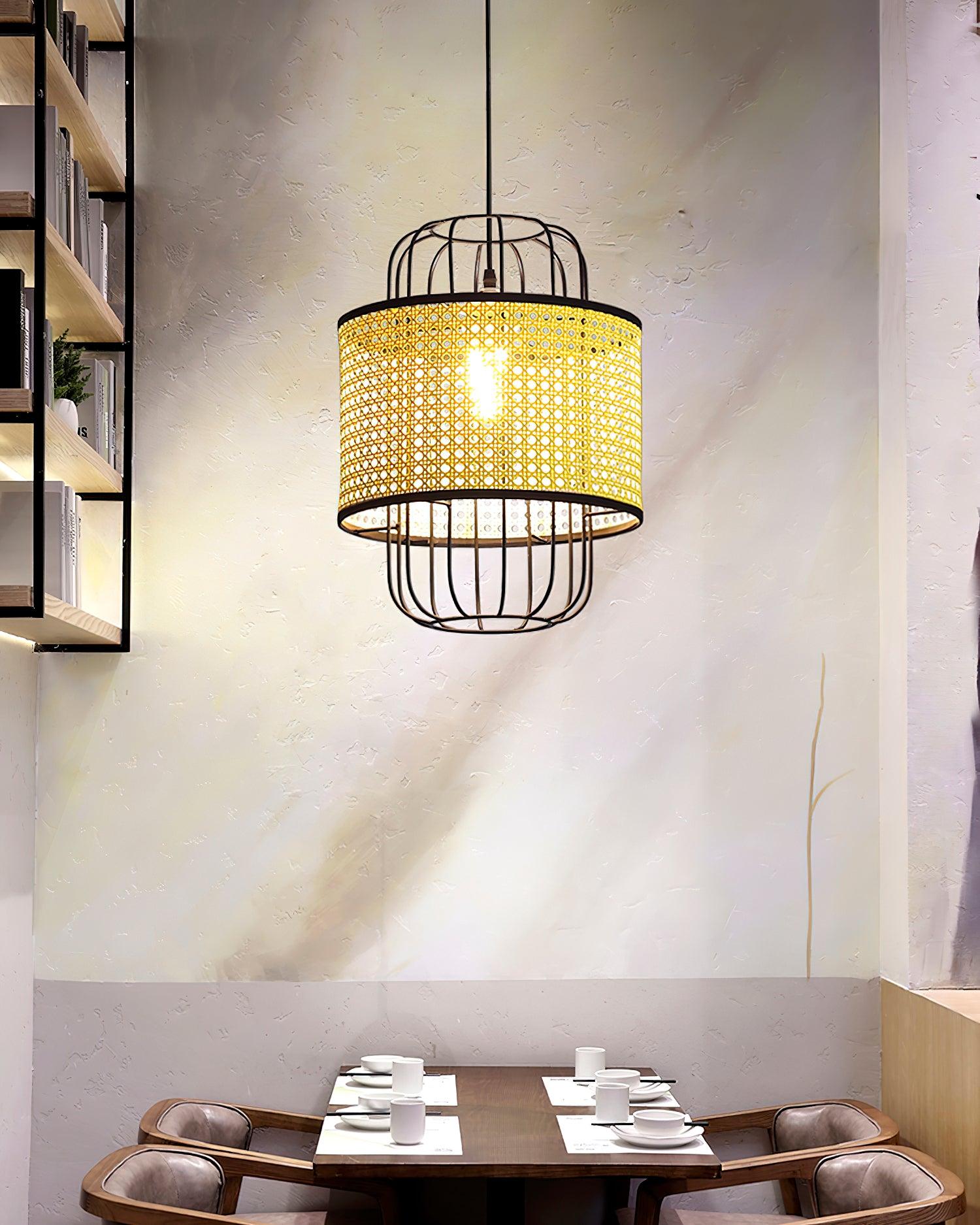 Lven Premium Art Rattan Pendant Lamp-Neutral Decor