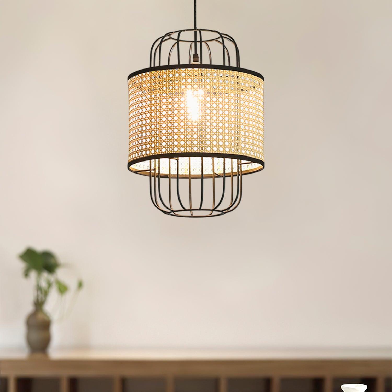 Lven Premium Art Rattan Pendant Lamp-Neutral Decor