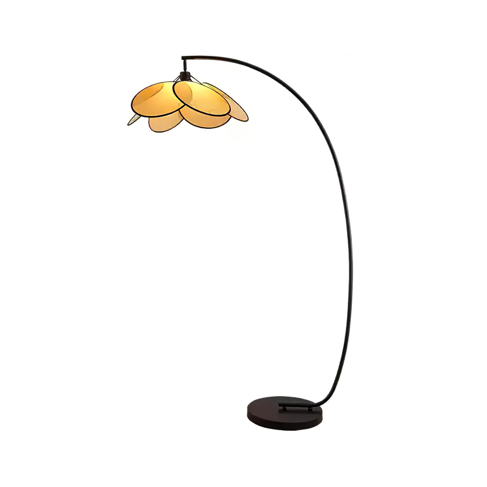 York Contemporary Floor Lamp-Neutral Decor
