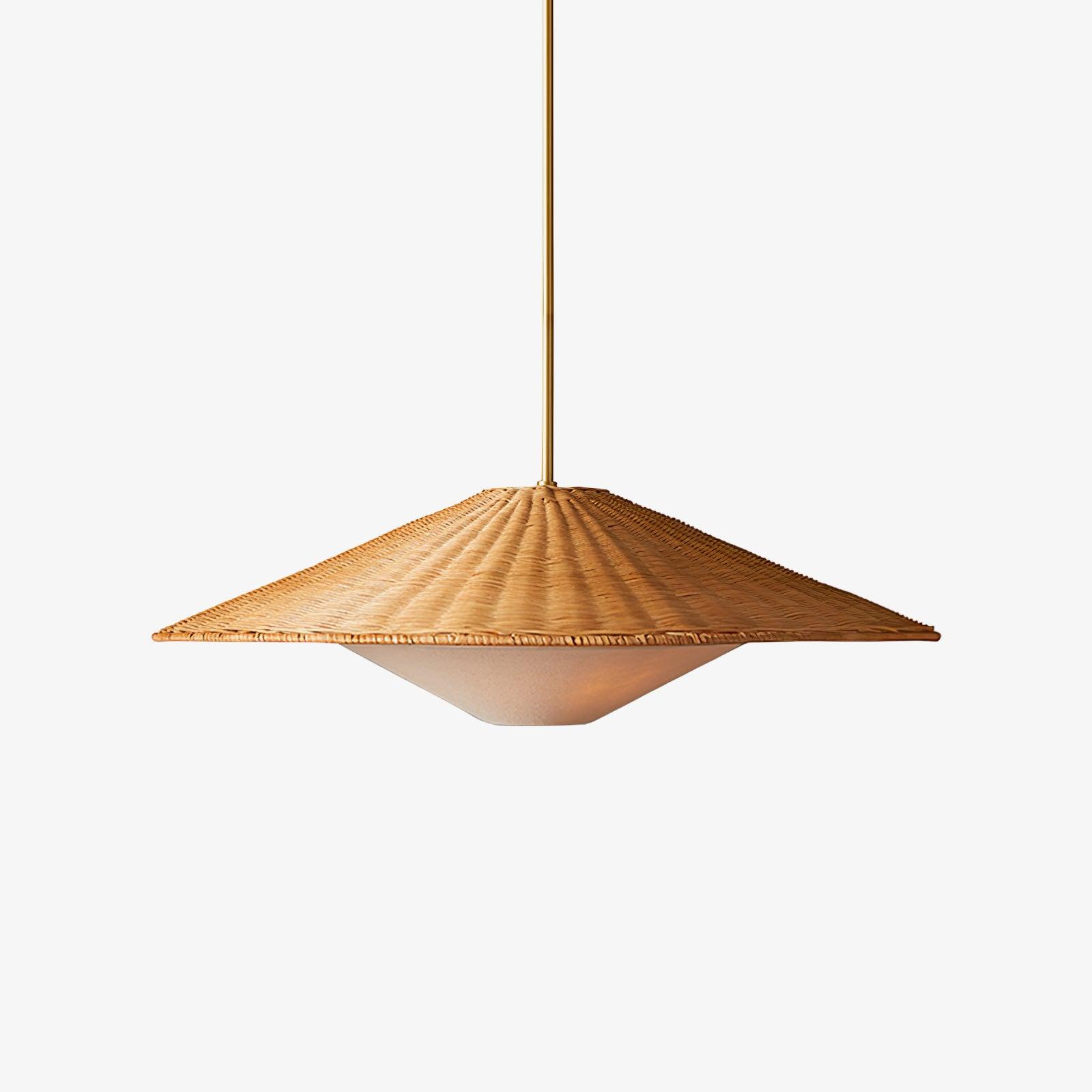 Kocan Rattan Minimalistic Pendant Light-Neutral Decor