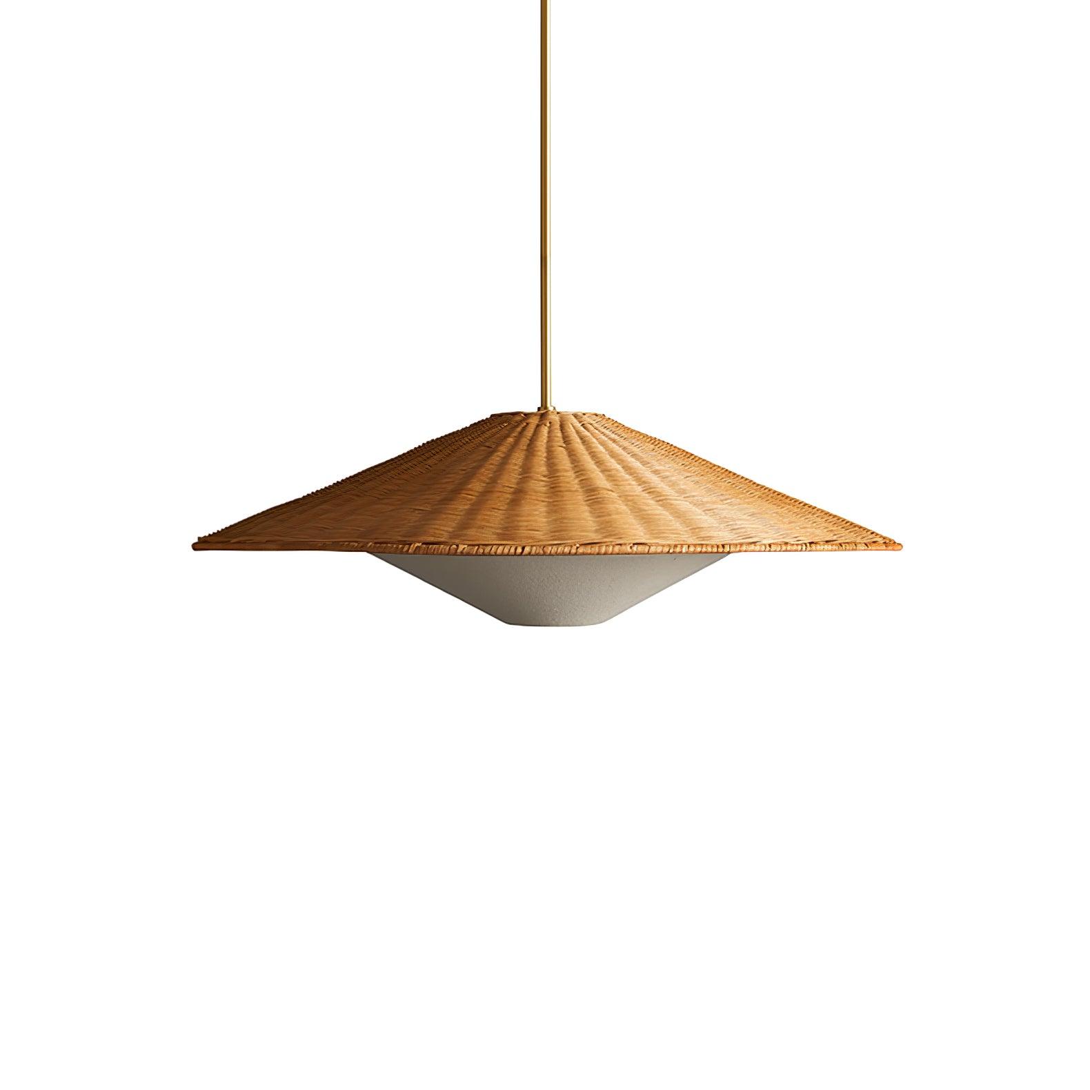 Kocan Rattan Minimalistic Pendant Light-Neutral Decor
