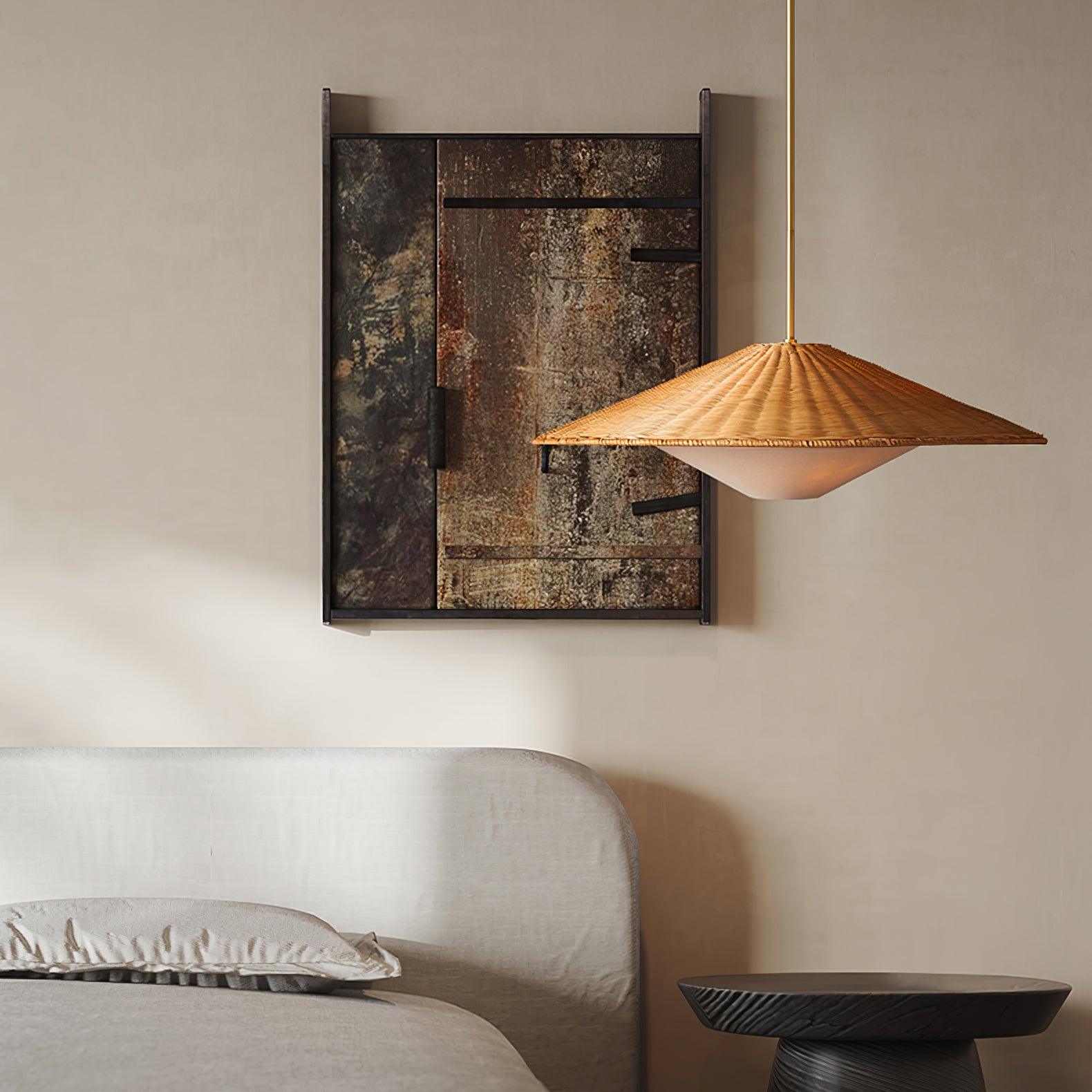 Kocan Rattan Minimalistic Pendant Light-Neutral Decor