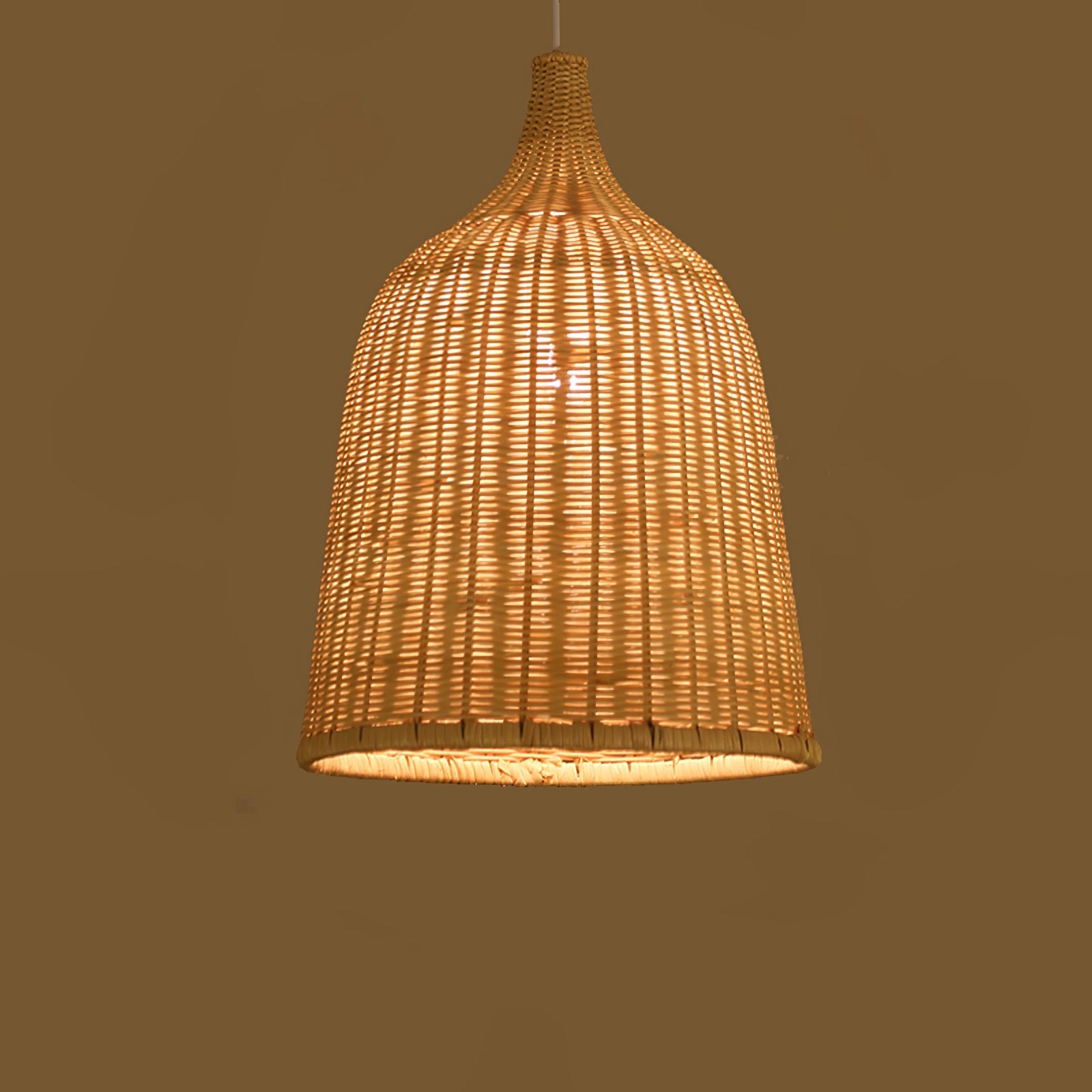 Aveny Rustic Rattan Pandent Light-Neutral Decor