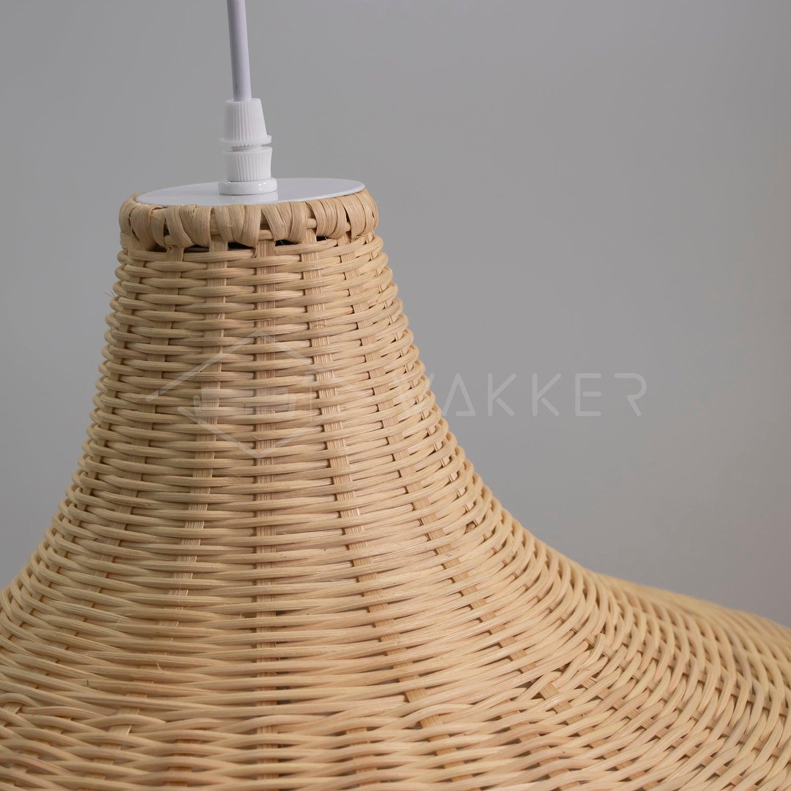 Aveny Rustic Rattan Pandent Light-Neutral Decor