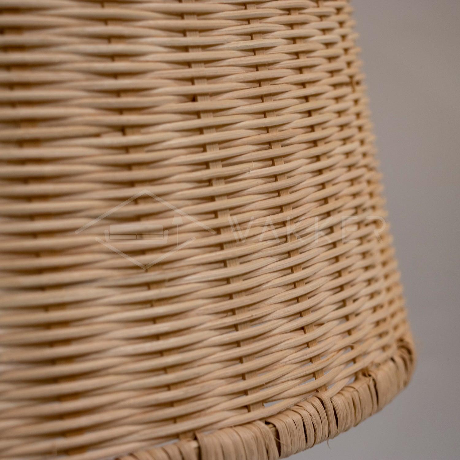 Aveny Rustic Rattan Pandent Light-Neutral Decor