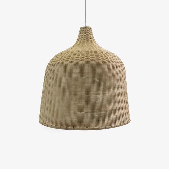 Aveny Rustic Rattan Pandent Light-Neutral Decor