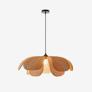Petaral Rattan Retro Pendant Lamp-Neutral Decor