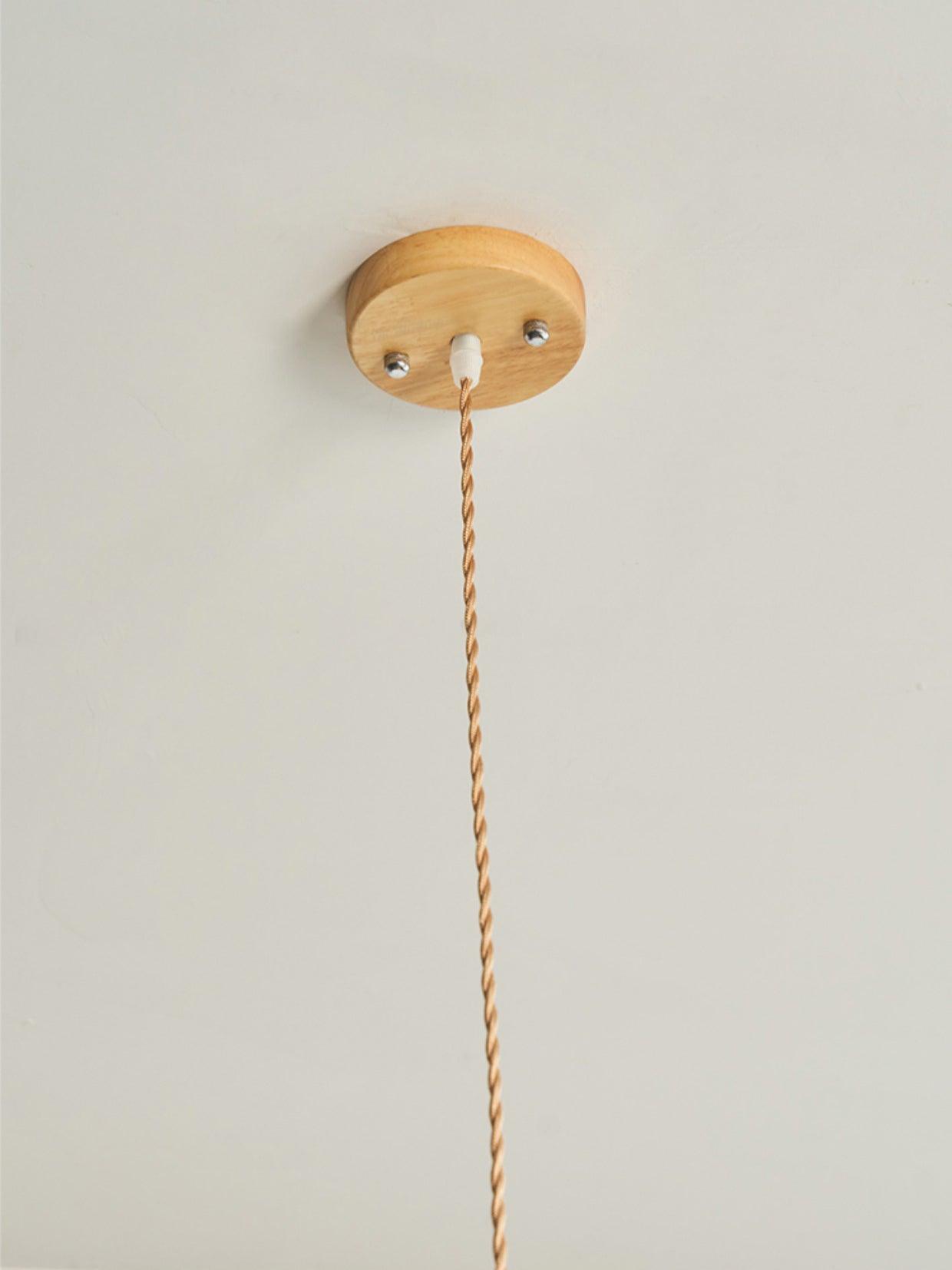 Vocan Rattan Vintage Pendant Light-Neutral Decor
