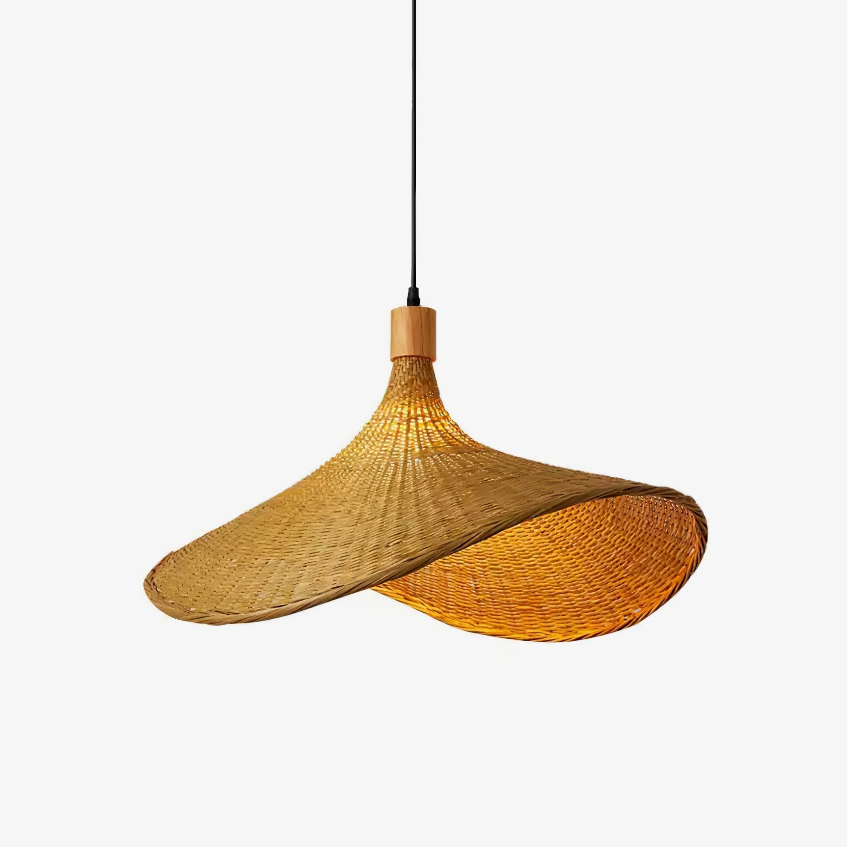 Marona Rattan Vintage Pendant Light-Neutral Decor