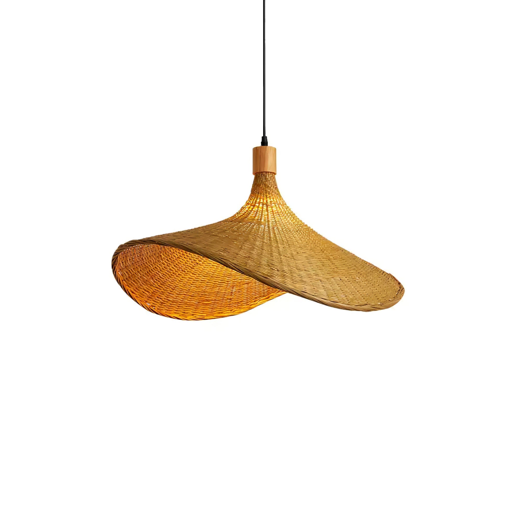 Marona Rattan Vintage Pendant Light-Neutral Decor