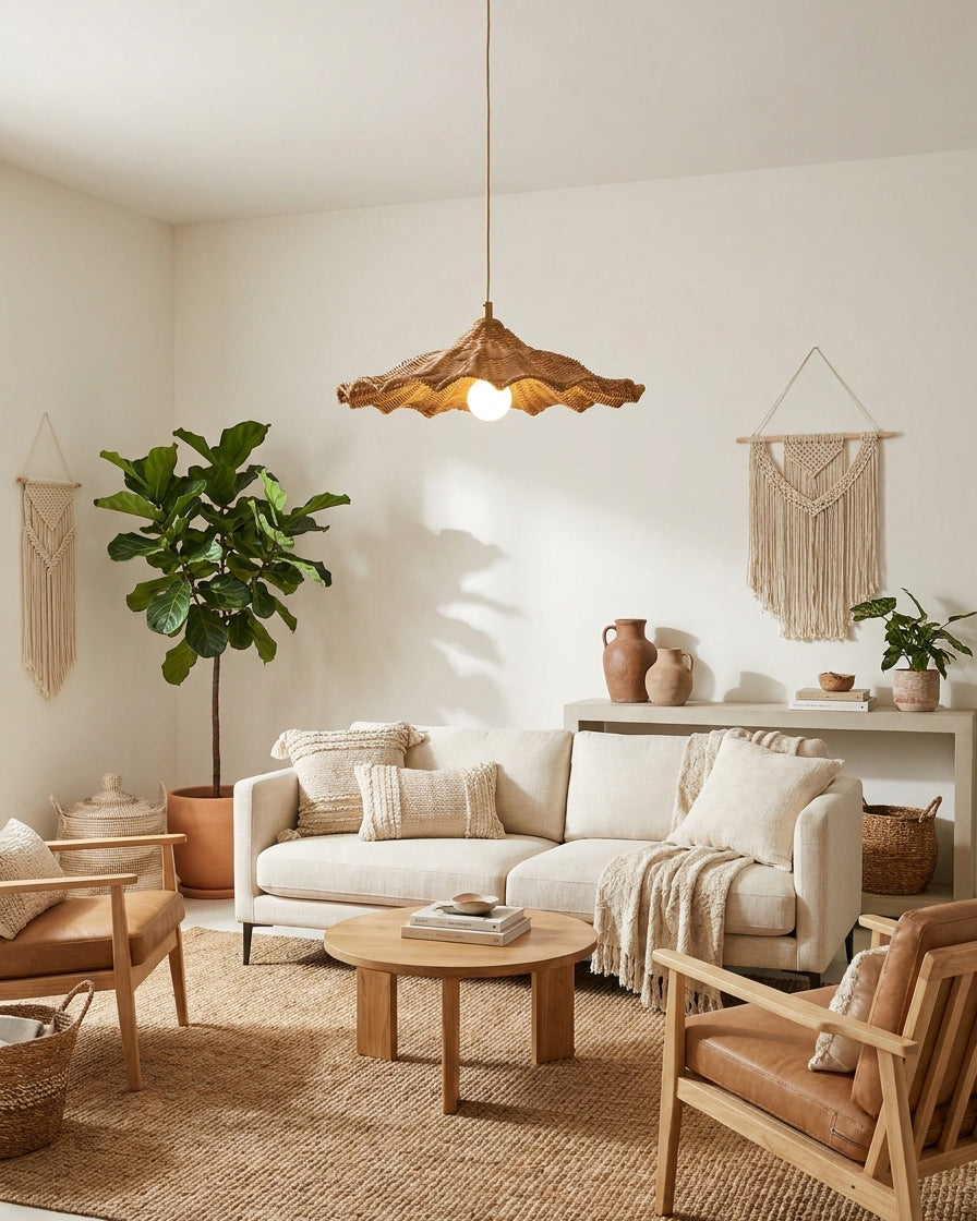 Paloma Rattan Pendant Light
