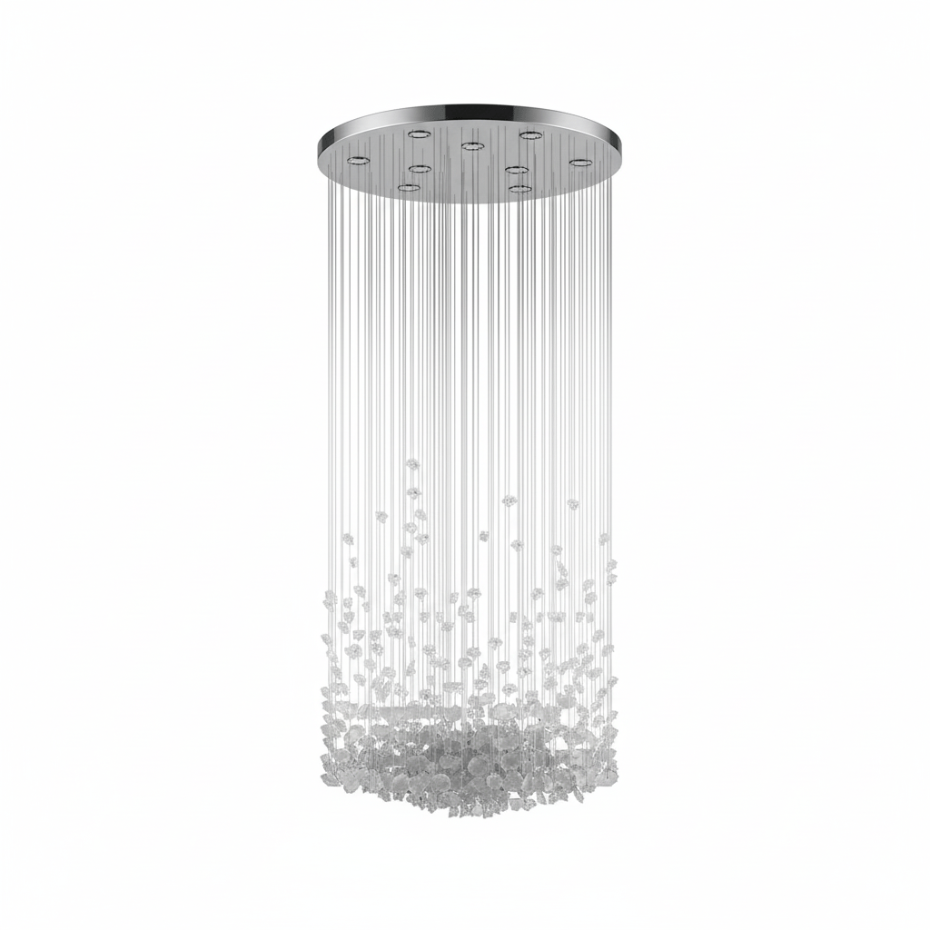 Raw Crystal Customize Chandelier-Neutral Decor