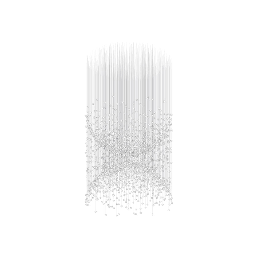Raw Crystal Customize Chandelier-Neutral Decor