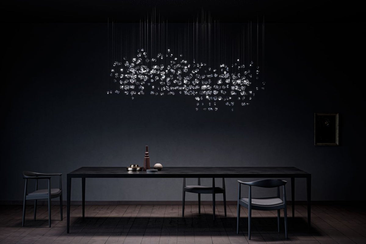 Raw Crystal Customize Chandelier-Neutral Decor