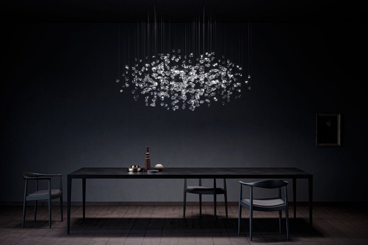 Raw Crystal Customize Chandelier-Neutral Decor