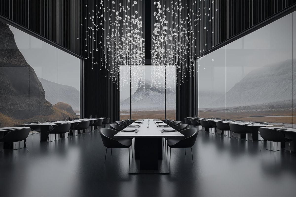 Raw Crystal Customize Chandelier-Neutral Decor
