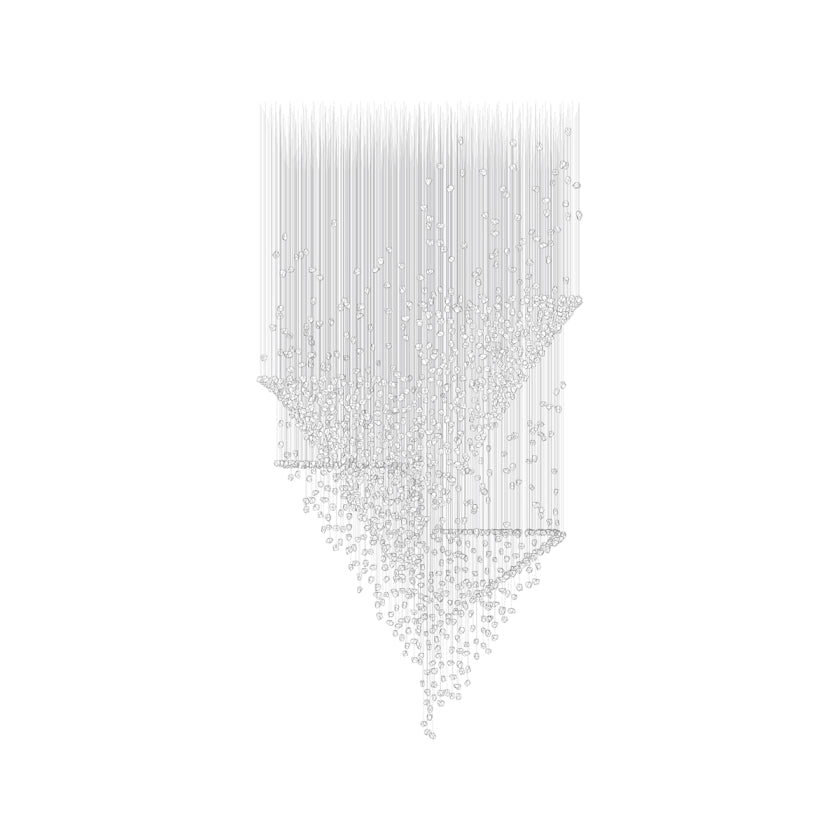 Raw Crystal Customize Chandelier-Neutral Decor