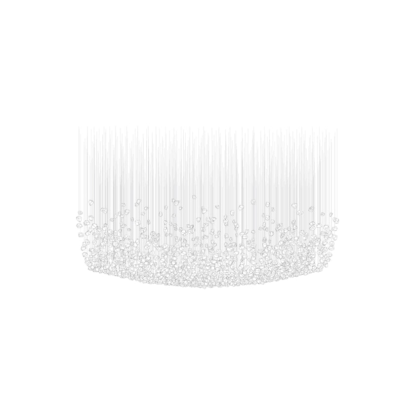 Raw Crystal Customize Chandelier-Neutral Decor