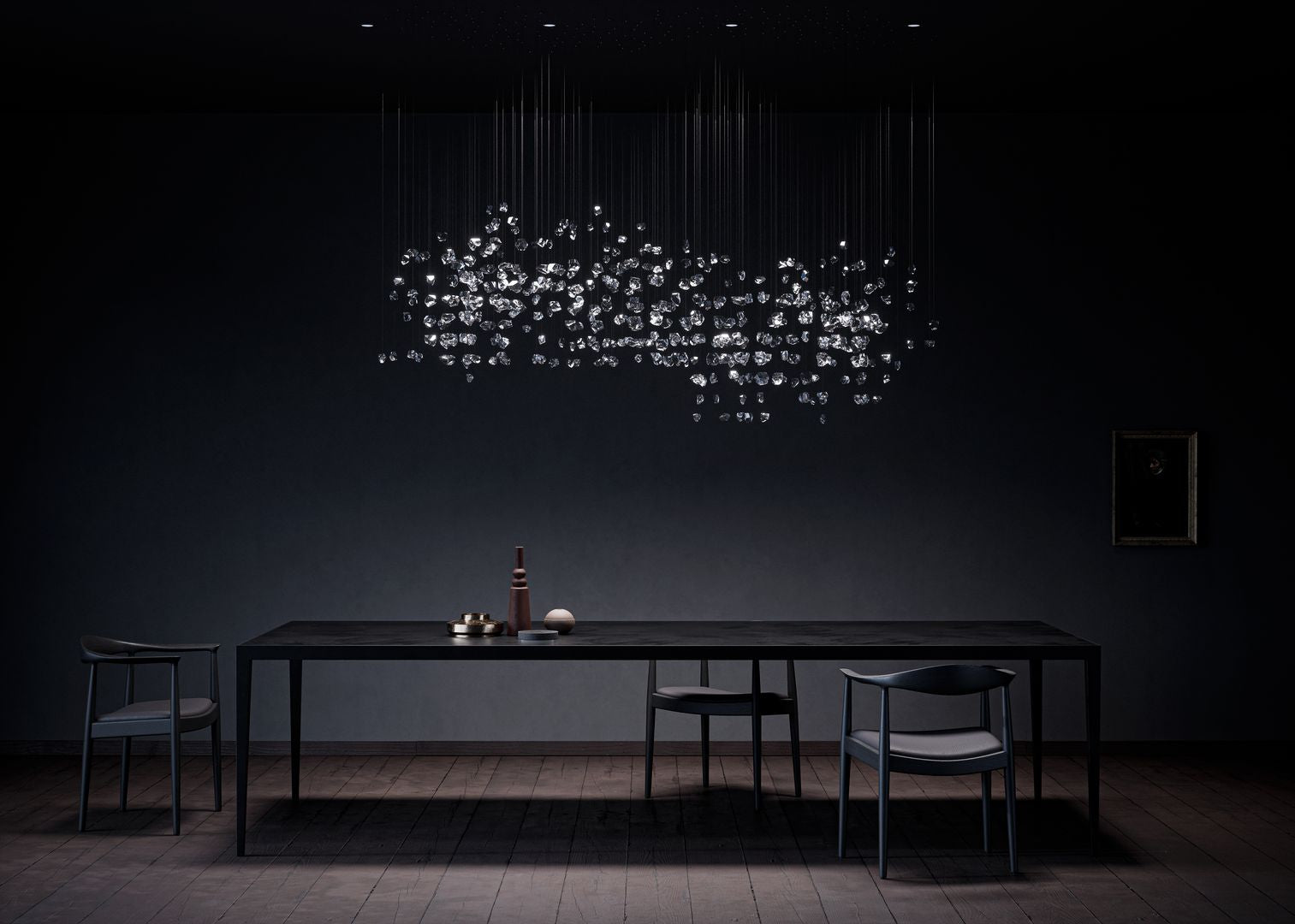 Raw Crystal Customize Chandelier-Neutral Decor