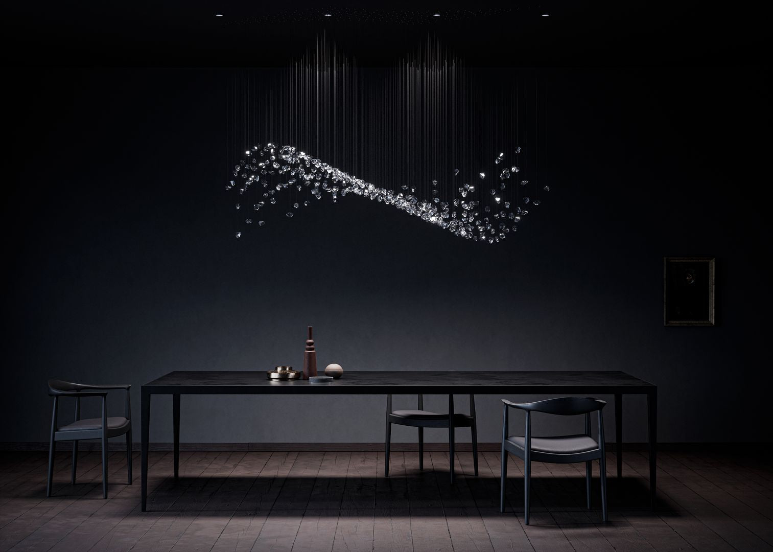 Raw Crystal Customize Chandelier-Neutral Decor