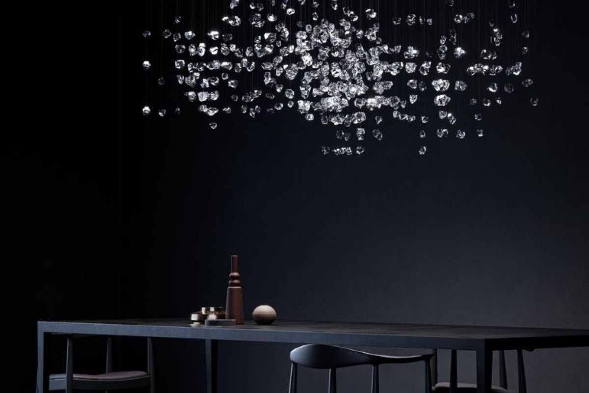 Raw Crystal Customize Chandelier-Neutral Decor