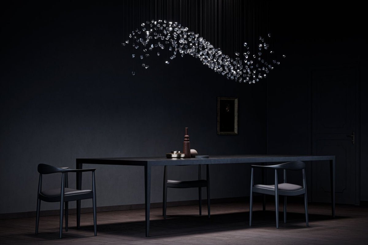 Raw Crystal Customize Chandelier-Neutral Decor