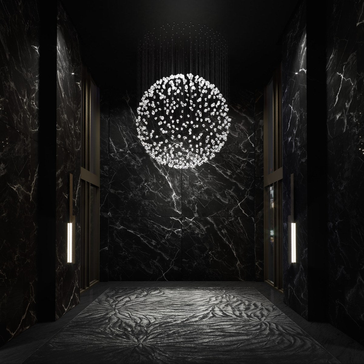 Raw Crystal Customize Chandelier-Neutral Decor
