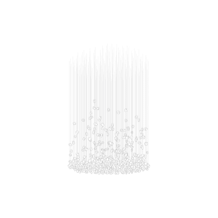 Raw Crystal Customize Chandelier-Neutral Decor