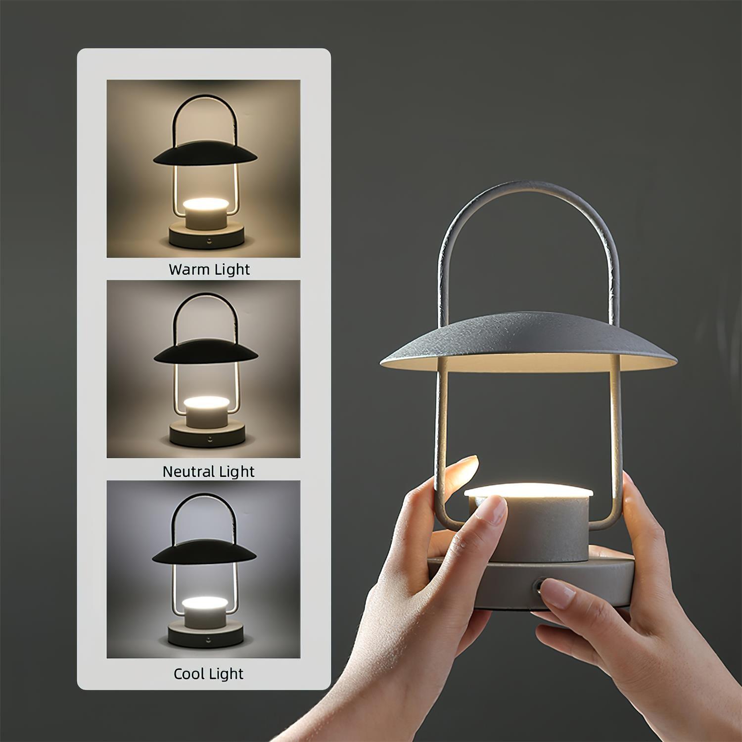 Solaran Gray Contemporary Table Lamp-Neutral Decor