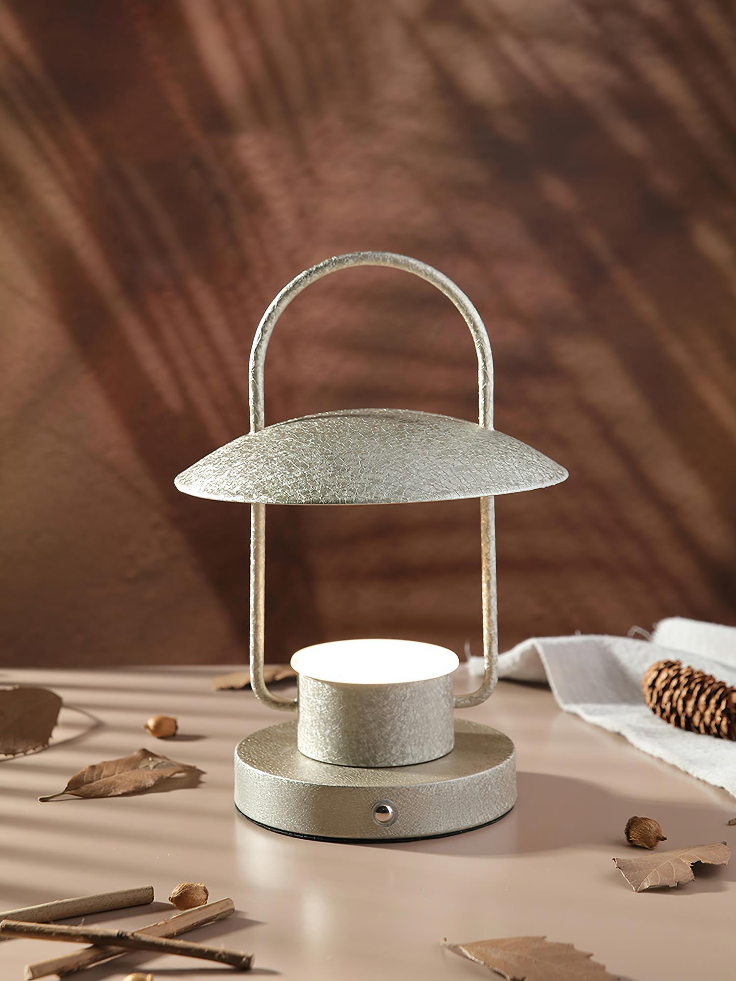 Solaran Gray Contemporary Table Lamp-Neutral Decor