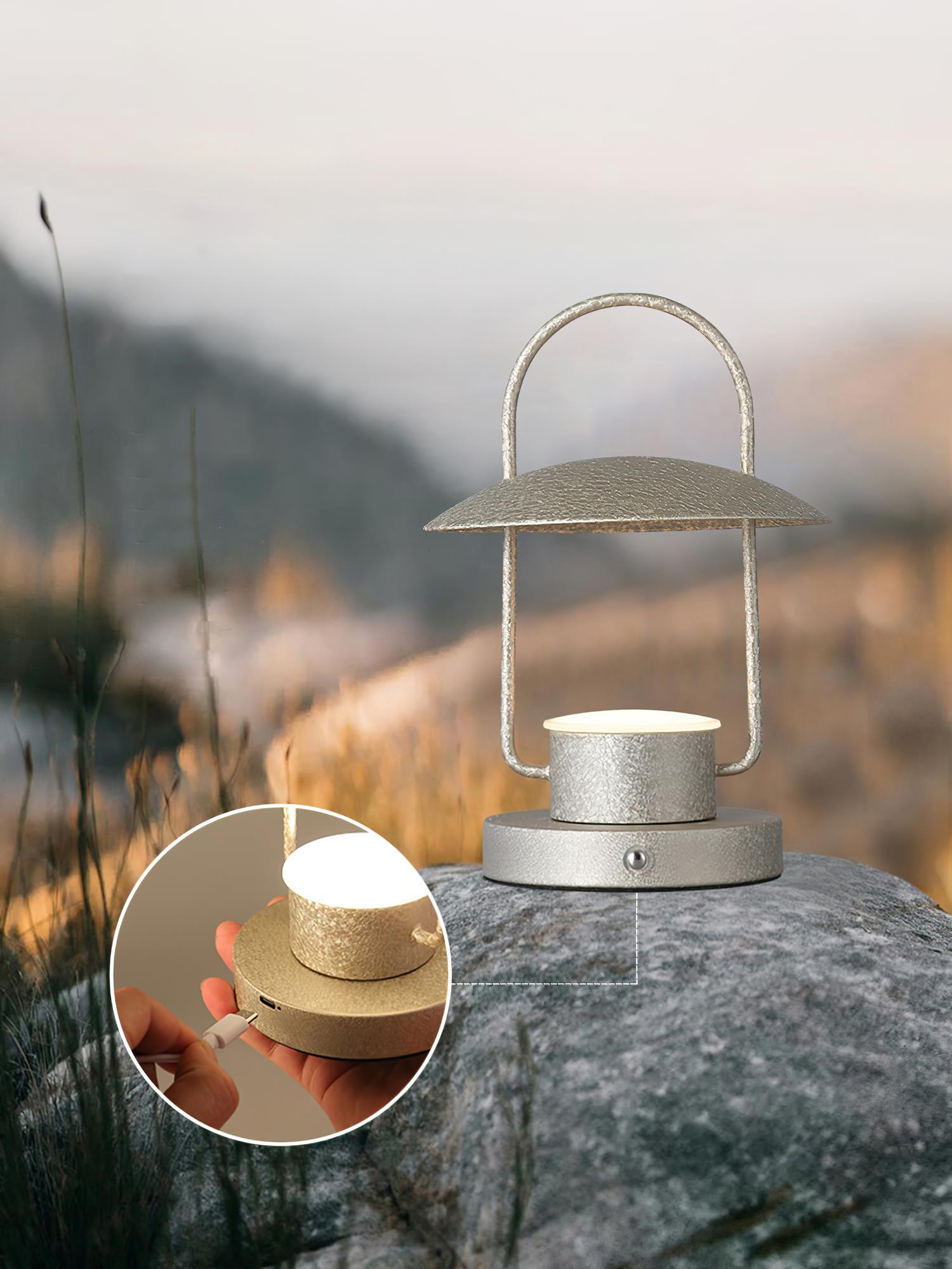 Solaran Gray Contemporary Table Lamp-Neutral Decor