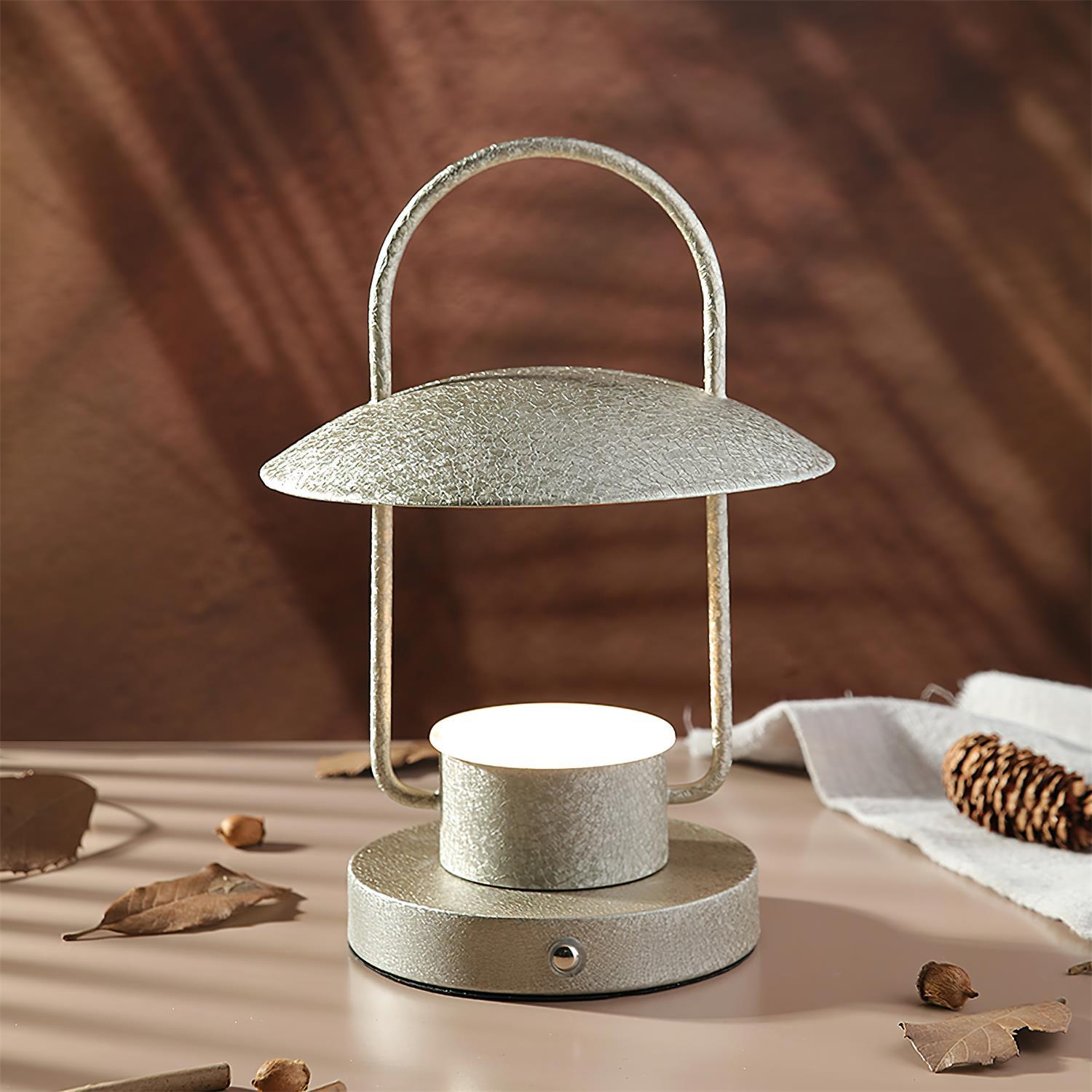 Solaran Gray Contemporary Table Lamp-Neutral Decor